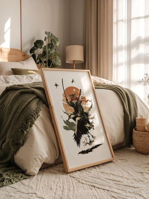 Katze Ninja Kranich Abenteuer