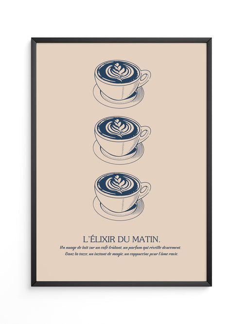 Drei Cappuccinos Vintage