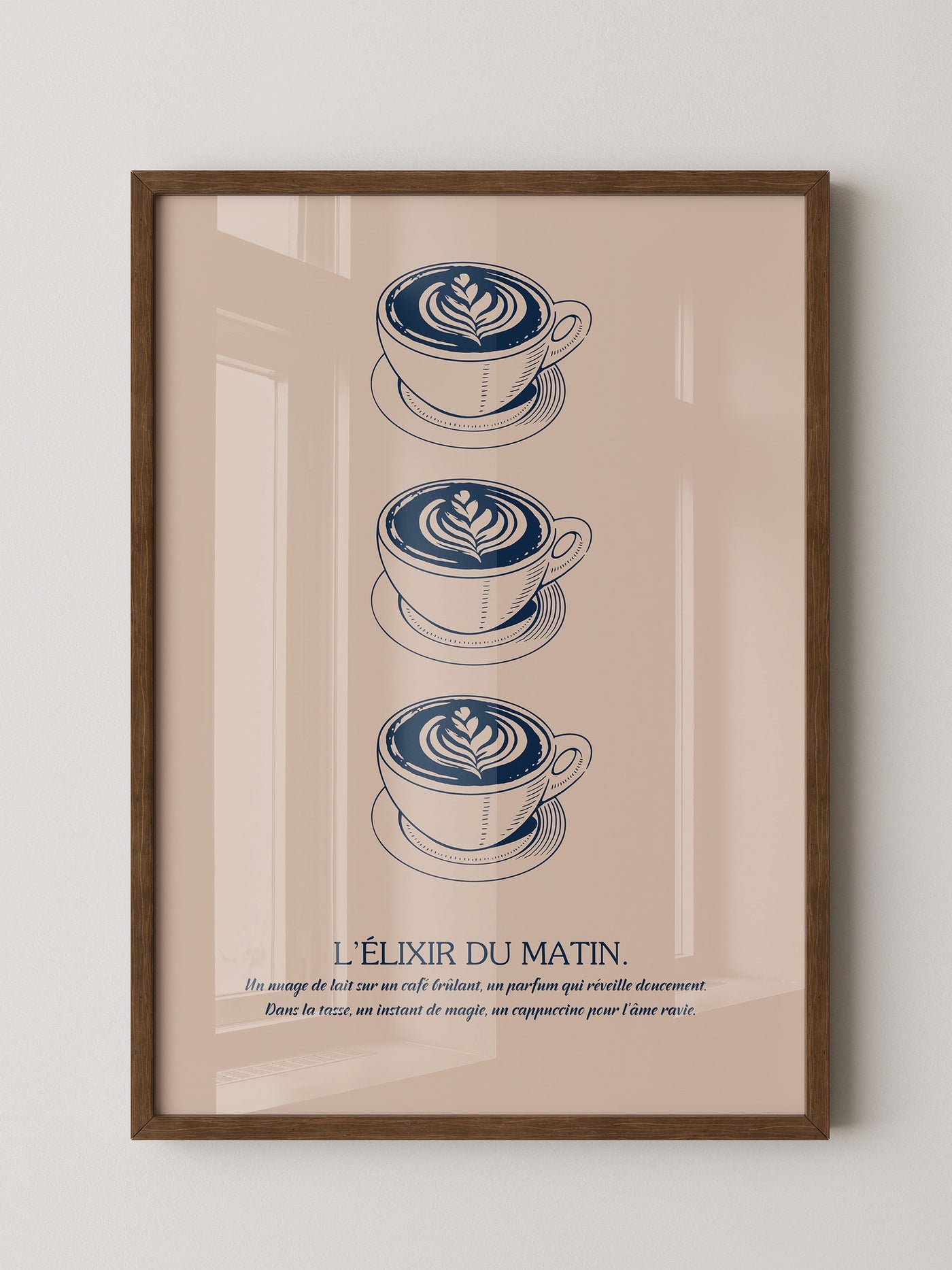 Drei Cappuccinos Vintage