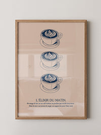 Drei Cappuccinos Vintage