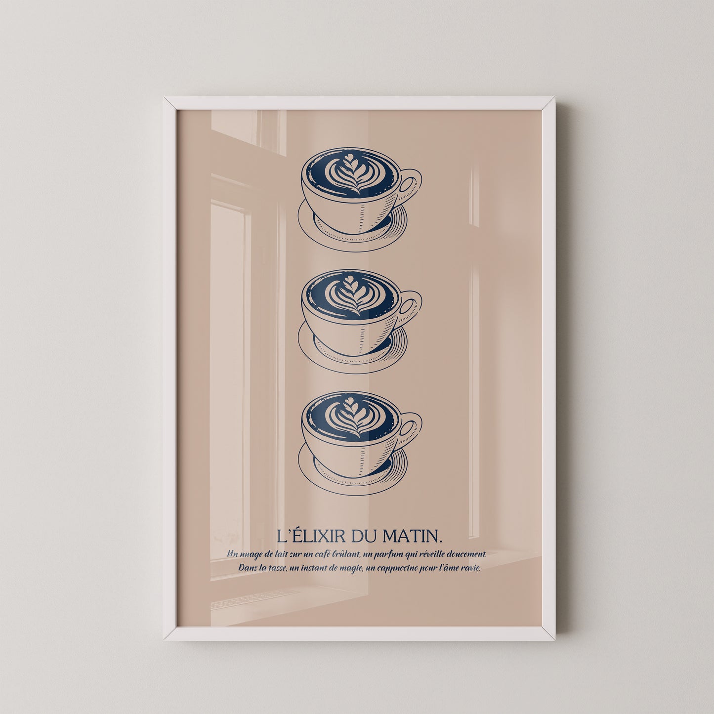Drei Cappuccinos Vintage