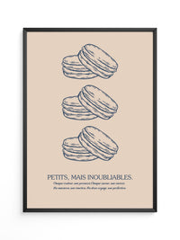 Macarons Illustrativ Retro-Stil