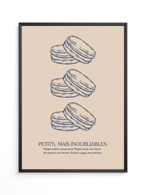 Macarons Illustrativ Retro-Stil