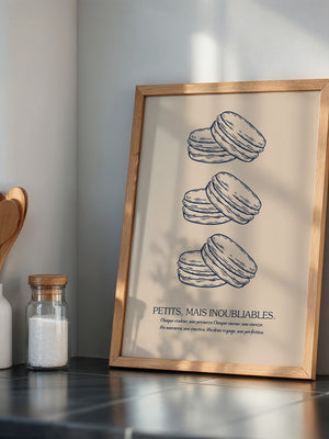 Macarons Illustrativ Retro-Stil