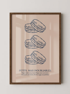 Macarons Illustrativ Retro-Stil