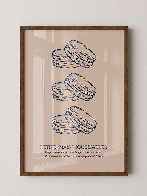 Macarons Illustrativ Retro-Stil