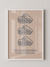 Macarons Illustrativ Retro-Stil