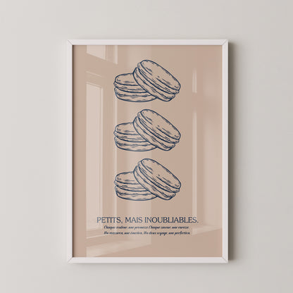 Macarons Illustrativ Retro-Stil
