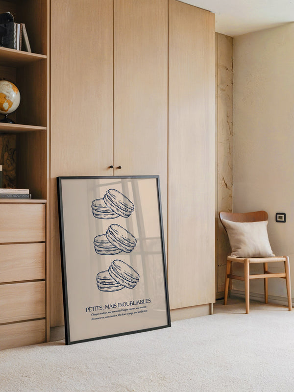 Macarons Illustrativ Retro-Stil