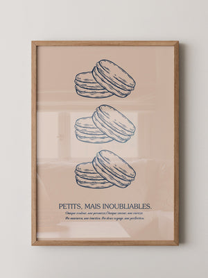 Macarons Illustrativ Retro-Stil