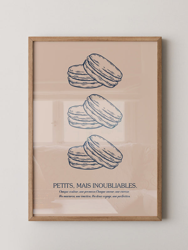 Macarons Illustrativ Retro-Stil
