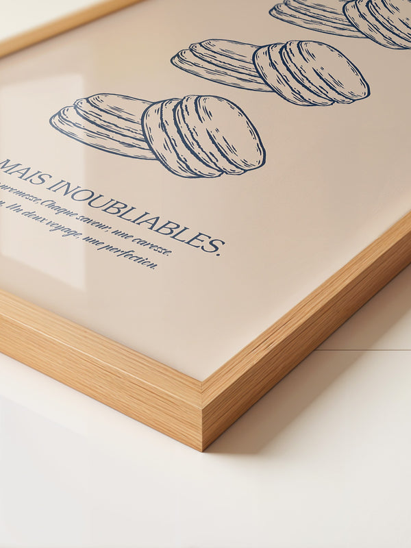 Macarons Illustrativ Retro-Stil
