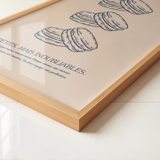 Macarons Illustrativ Retro-Stil