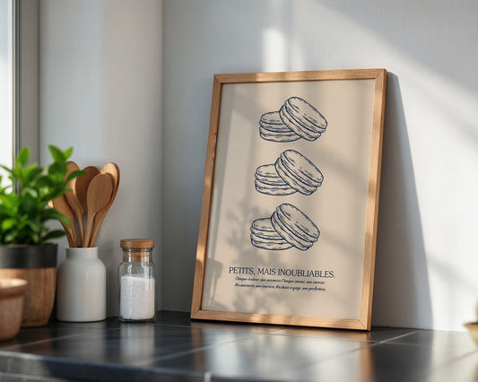 Macarons Illustrativ Retro-Stil