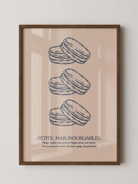 Macarons Illustrativ Retro-Stil