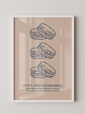 Macarons Illustrativ Retro-Stil