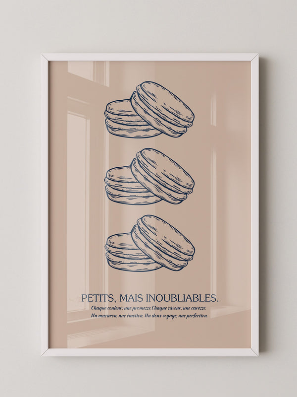 Macarons Illustrativ Retro-Stil