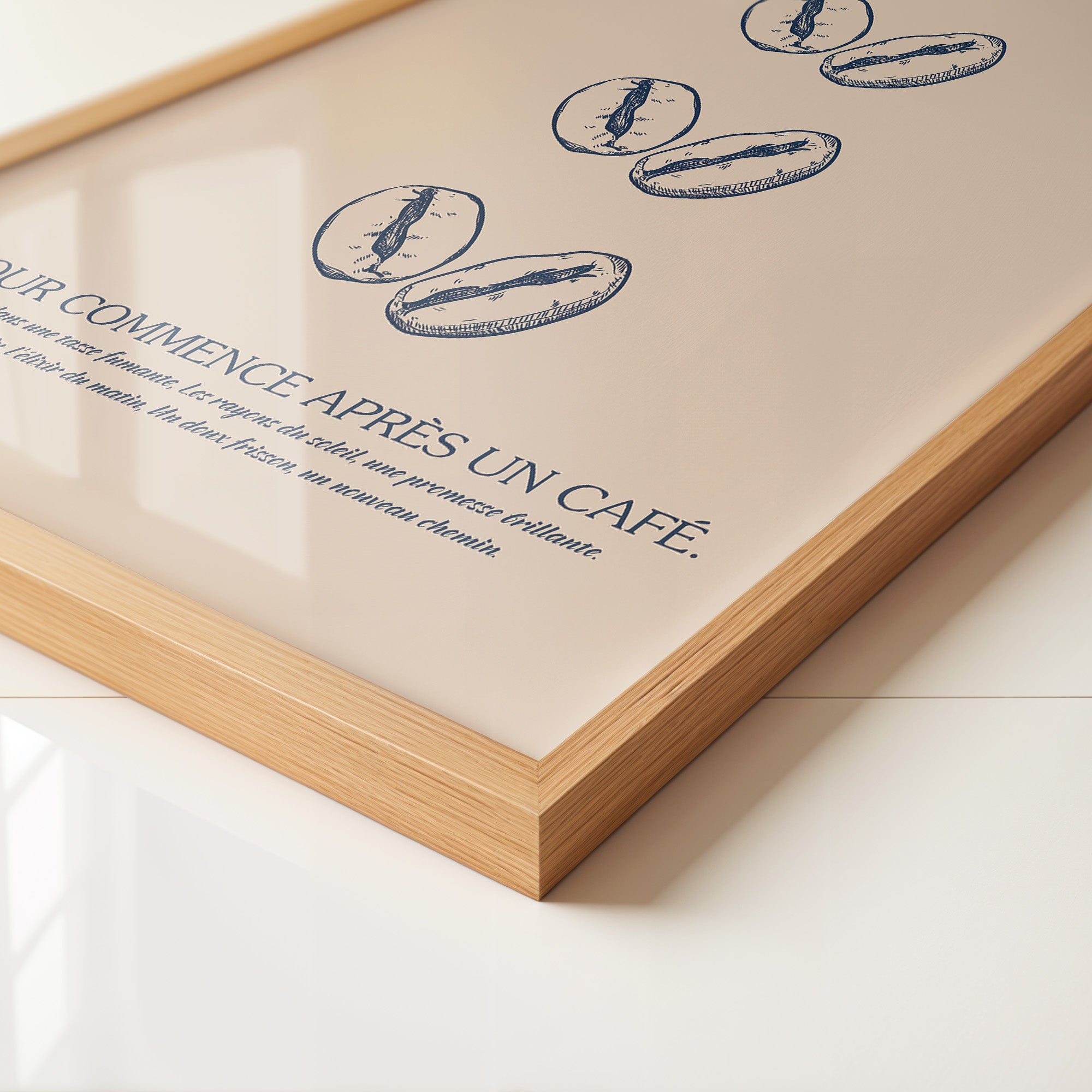 Kaffeebohnen Vintage Skizze