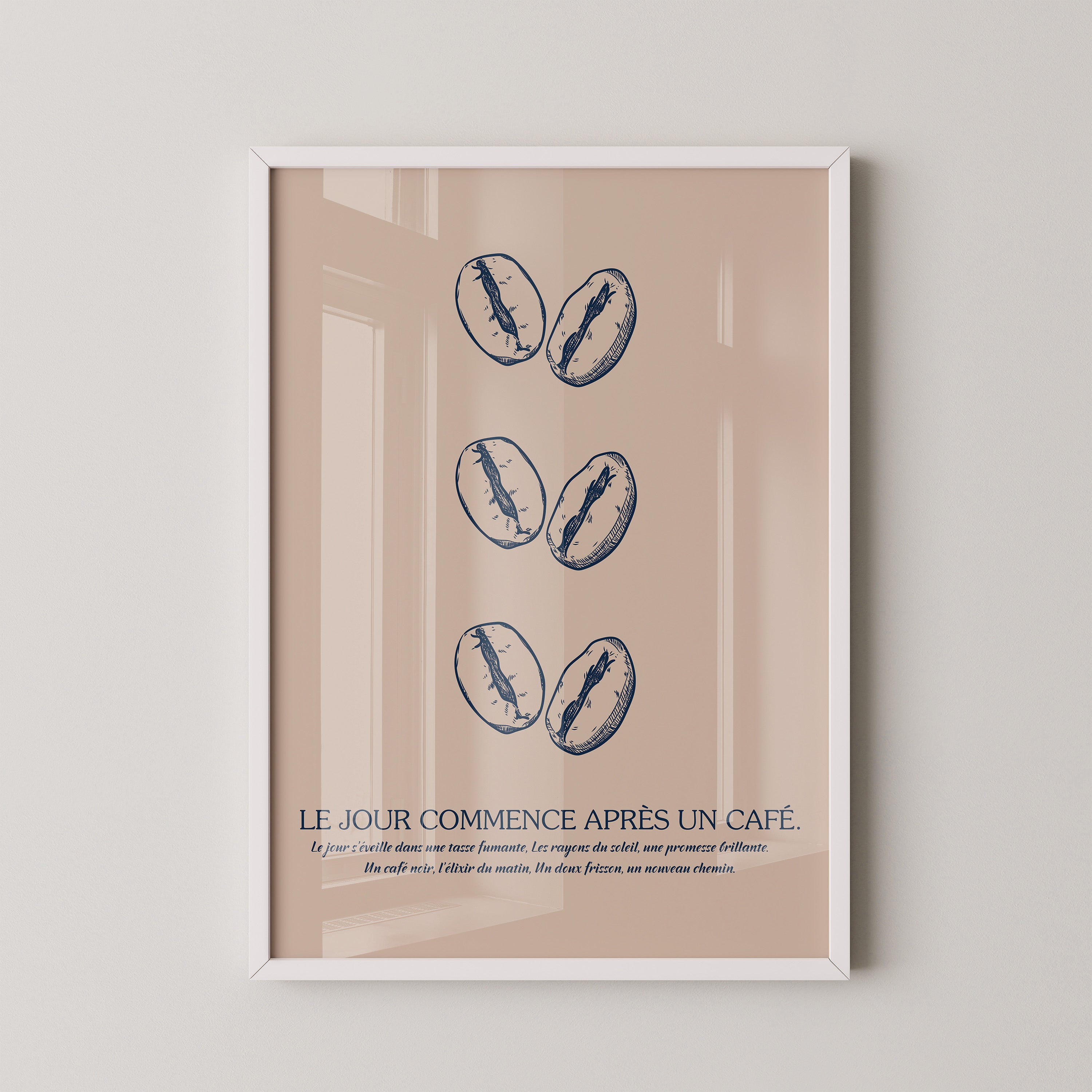 Kaffeebohnen Vintage Skizze