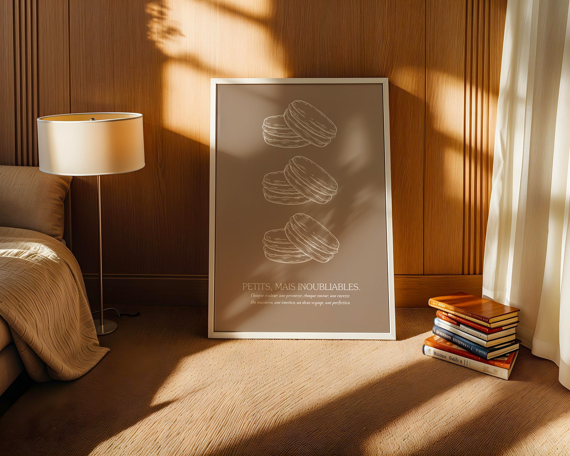 Macarons Skizze Beige