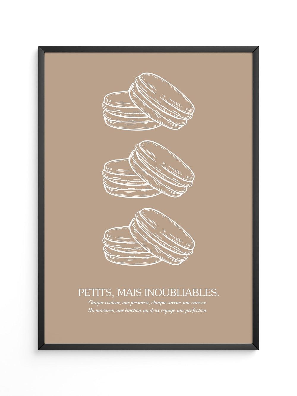 Macarons Skizze Beige