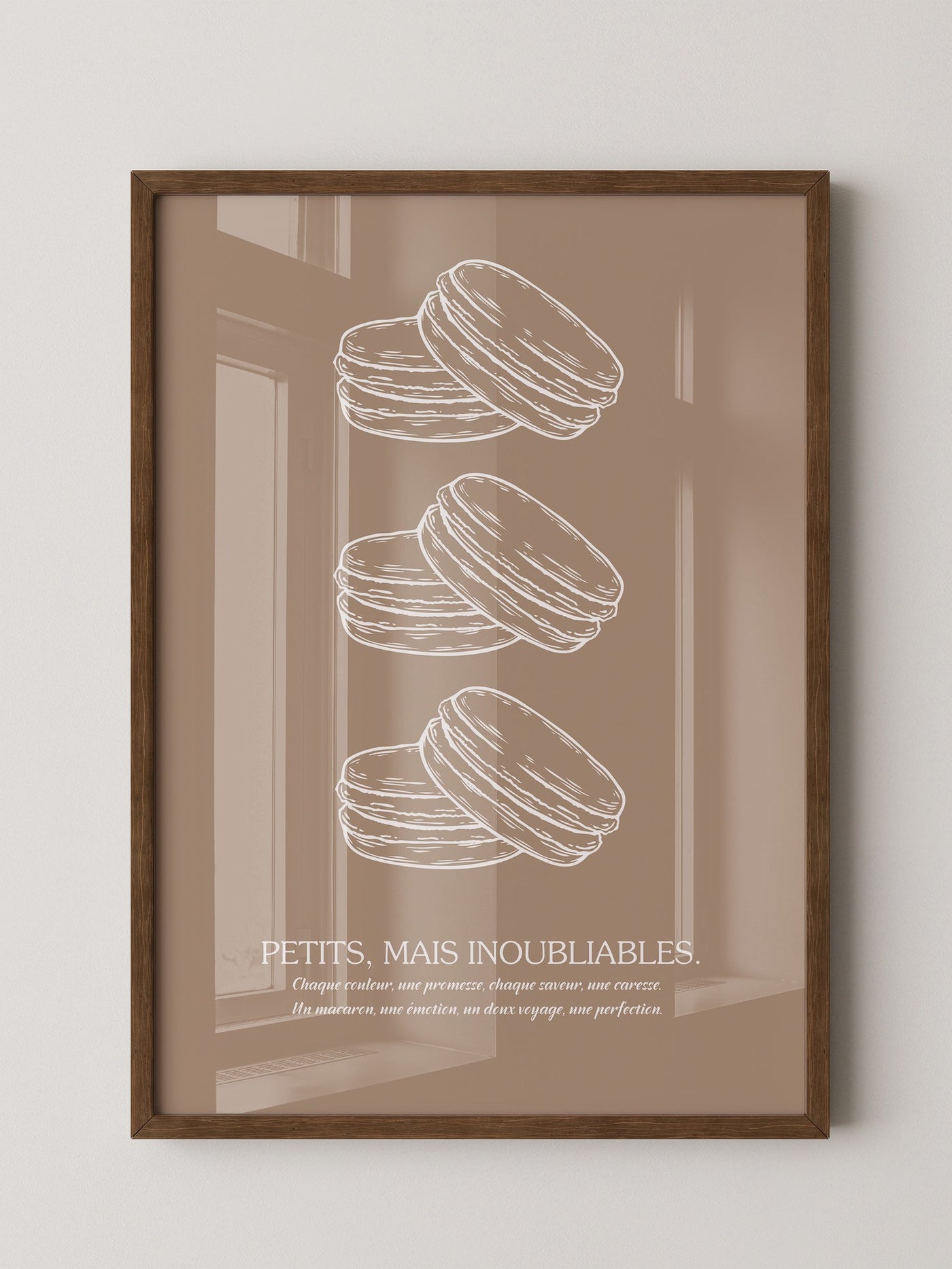 Macarons Skizze Beige