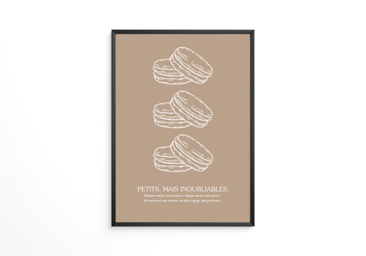 Macarons Skizze Beige