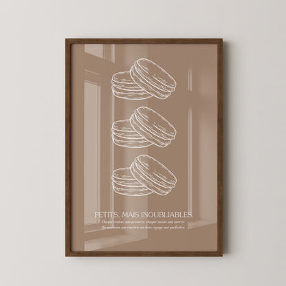 Macarons Skizze Beige