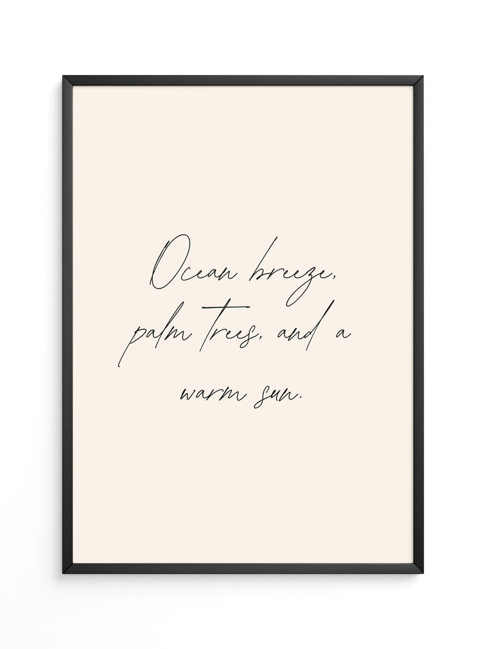 Handschrift Meeressonne Beige