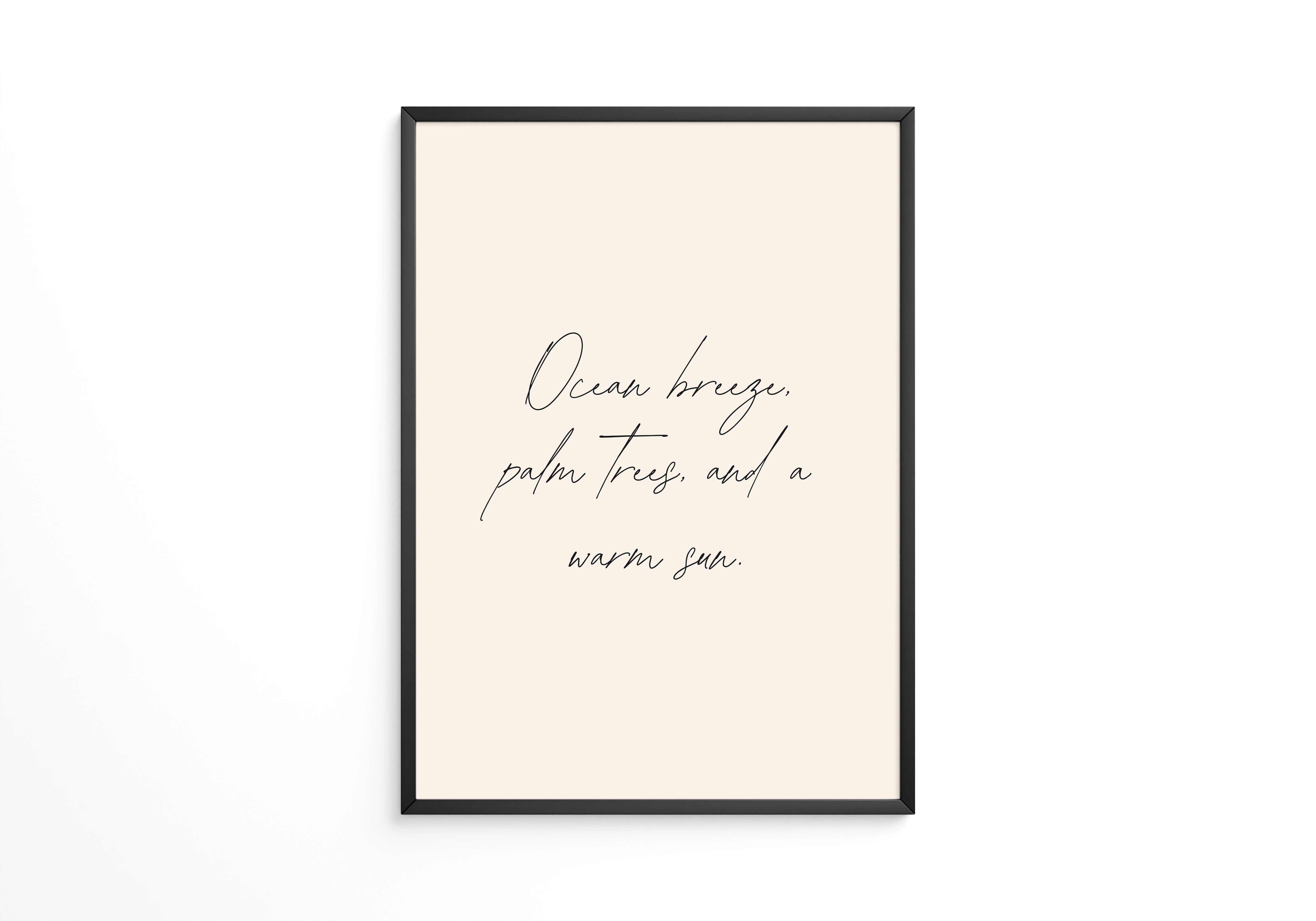 Handschrift Meeressonne Beige