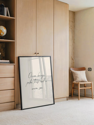 Handschrift Meeressonne Beige