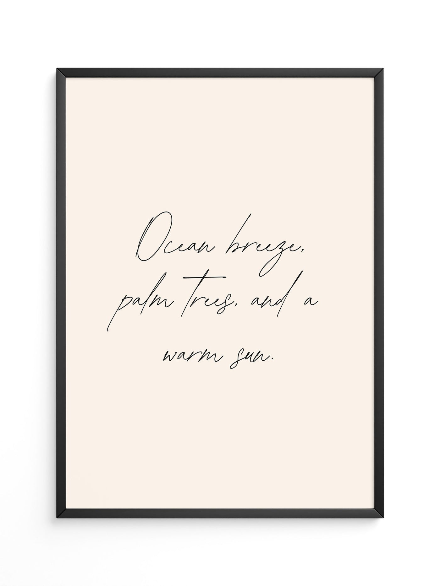 Handschrift Meeressonne Beige