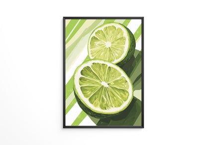 Limetten Streifen Grafik