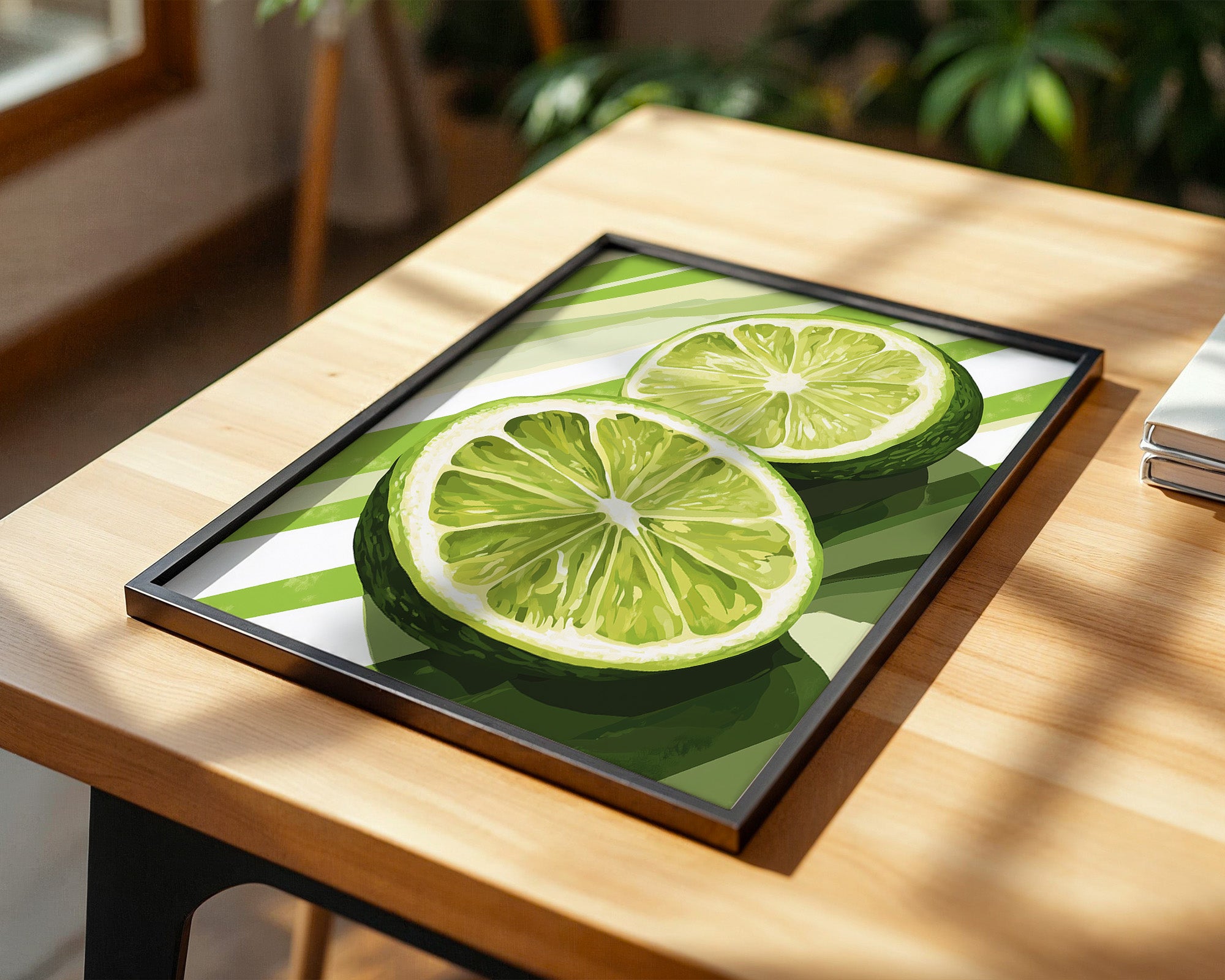 Limetten Streifen Grafik