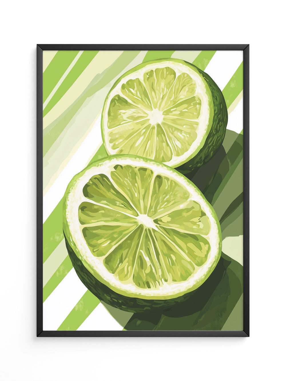 Limetten Streifen Grafik