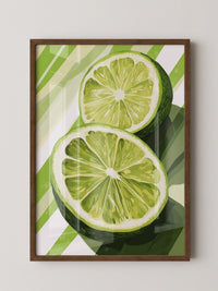 Limetten Streifen Grafik