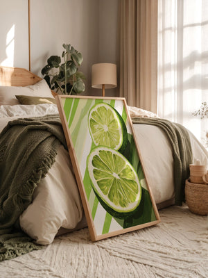 Limetten Streifen Grafik