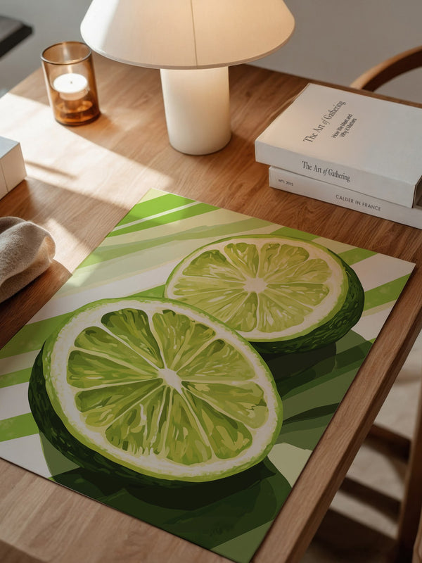 Limetten Streifen Grafik