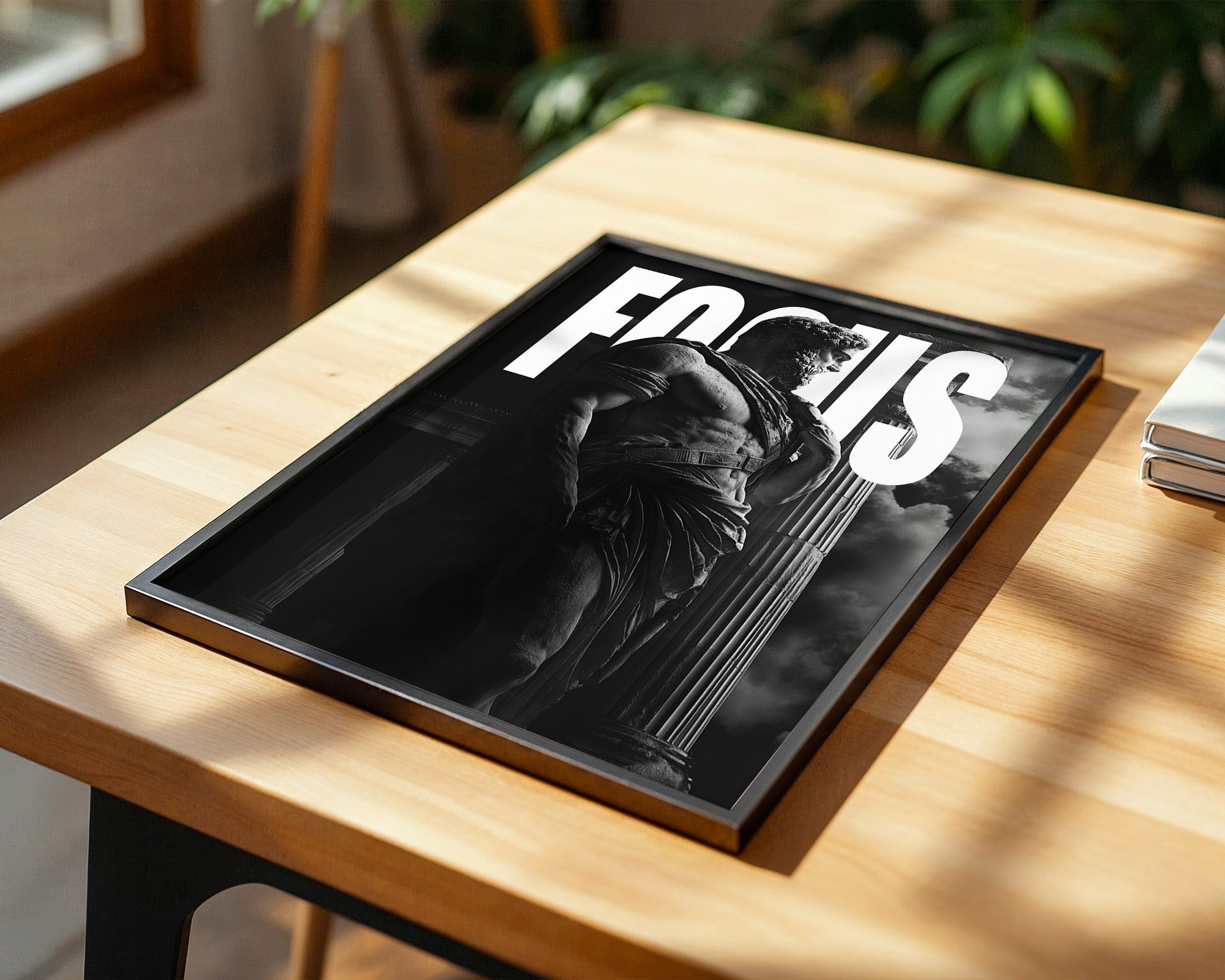 Statue Antike schwarzweiß