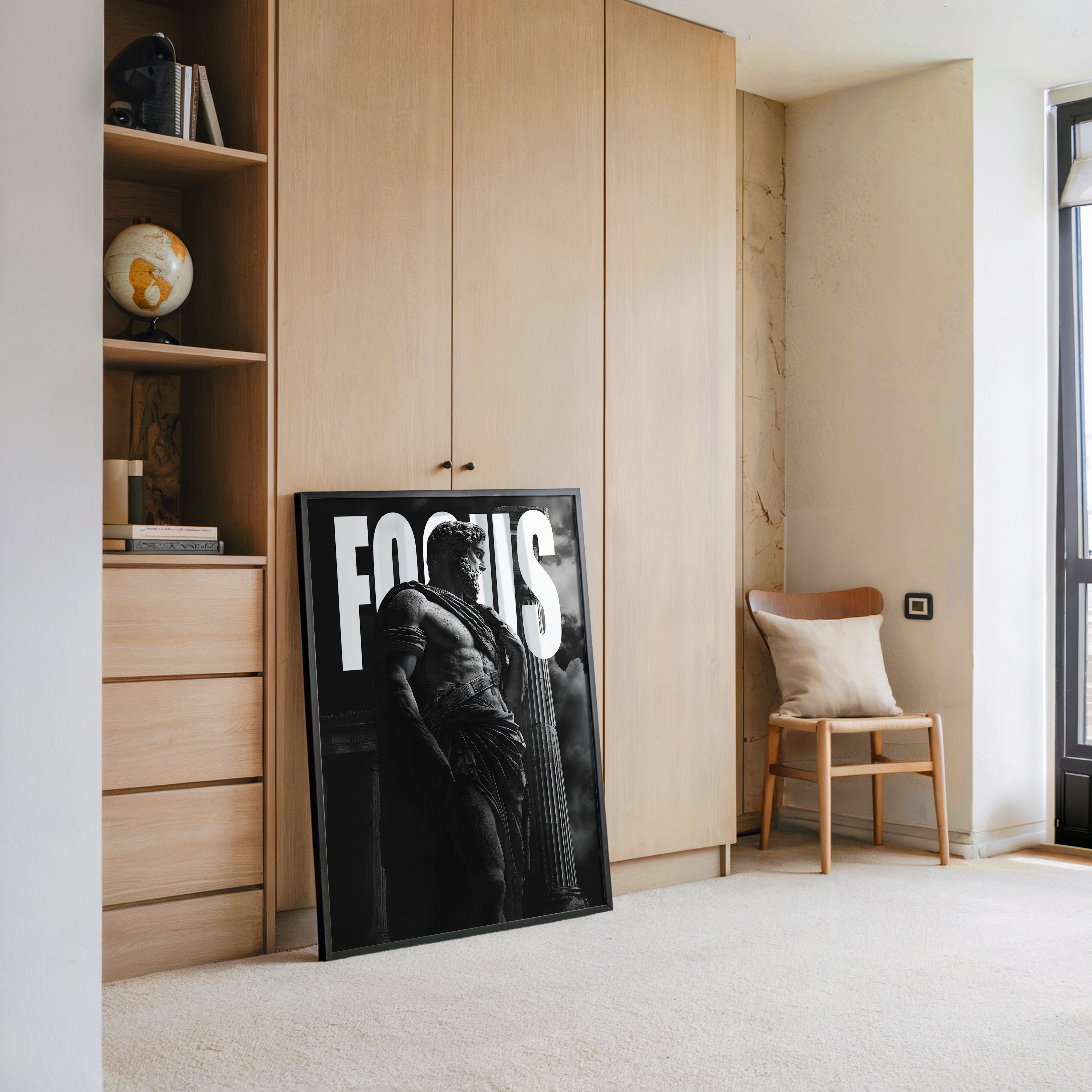 Statue Antike schwarzweiß