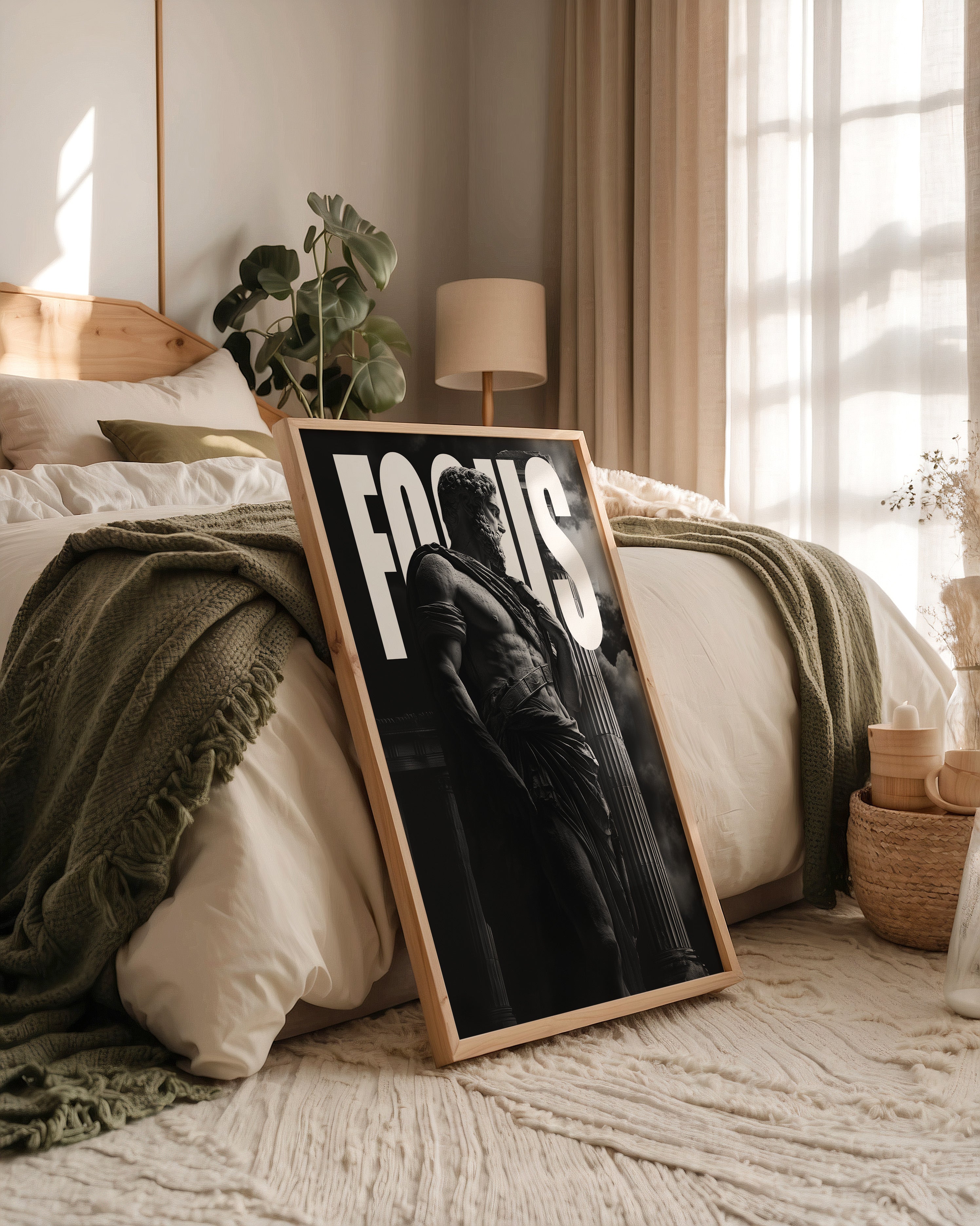 Statue Antike schwarzweiß