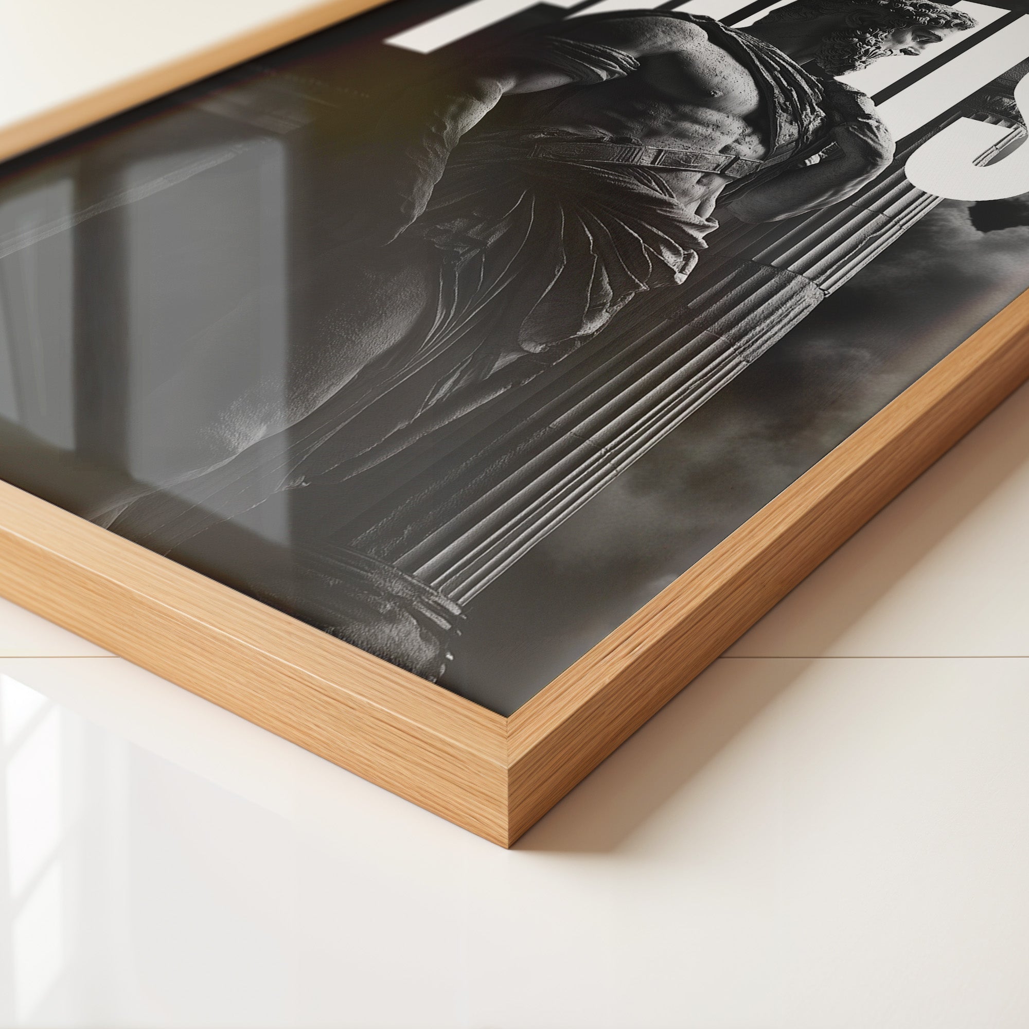 Statue Antike schwarzweiß