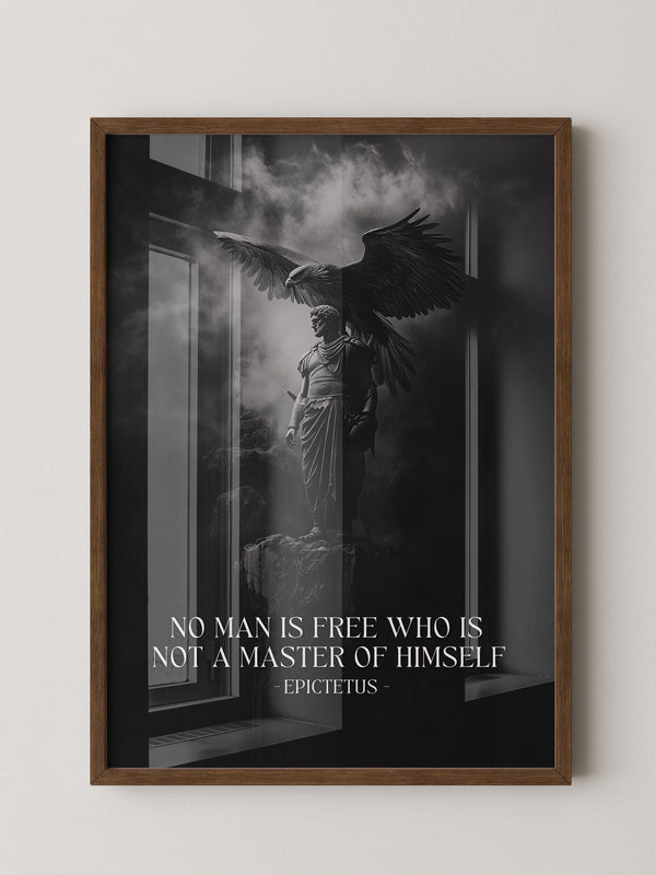 Statue Adler Schwarzweiß