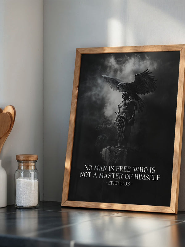 Statue Adler Schwarzweiß