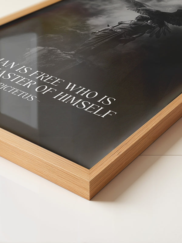 Statue Adler Schwarzweiß