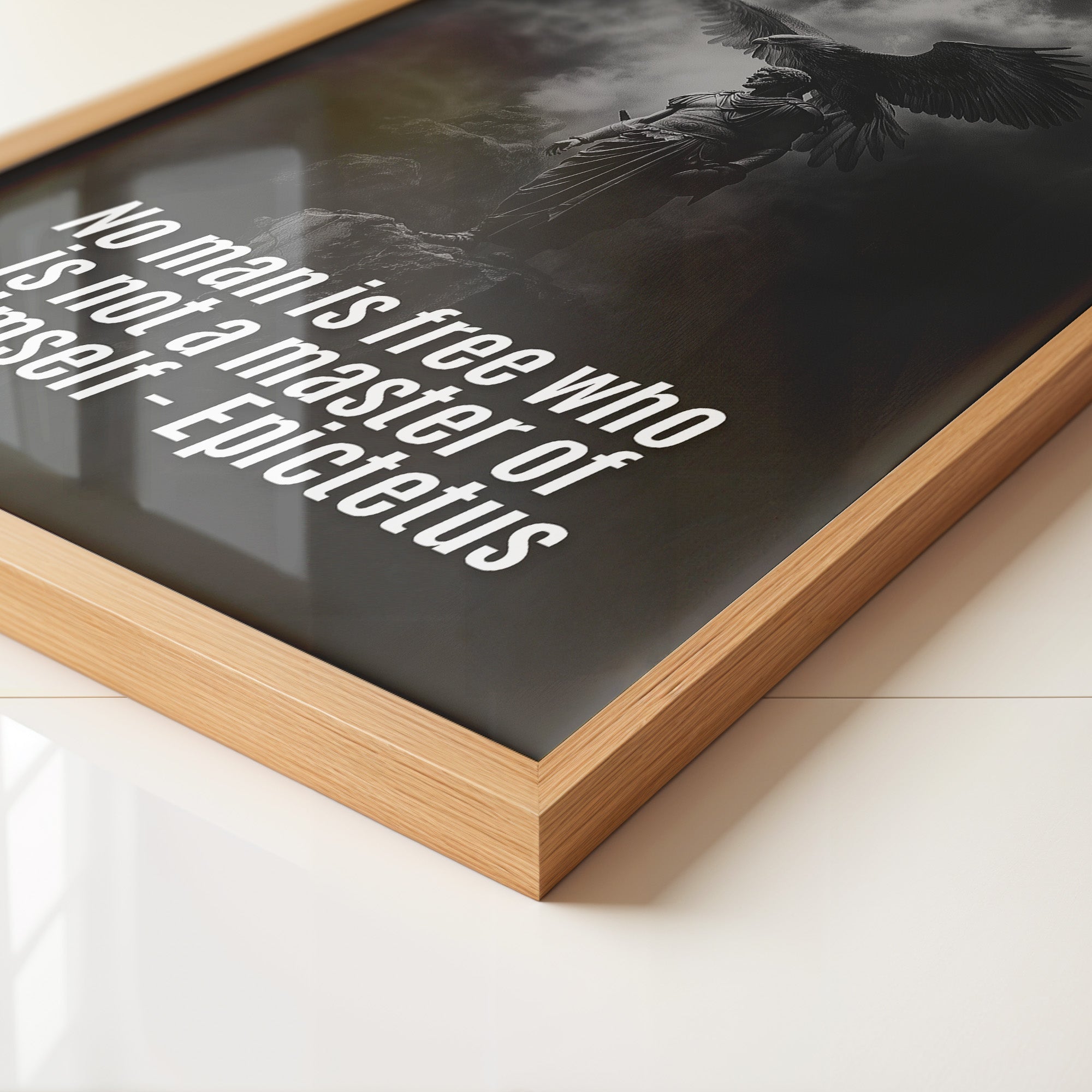 Statue Adler Schwarzweiß Wolken