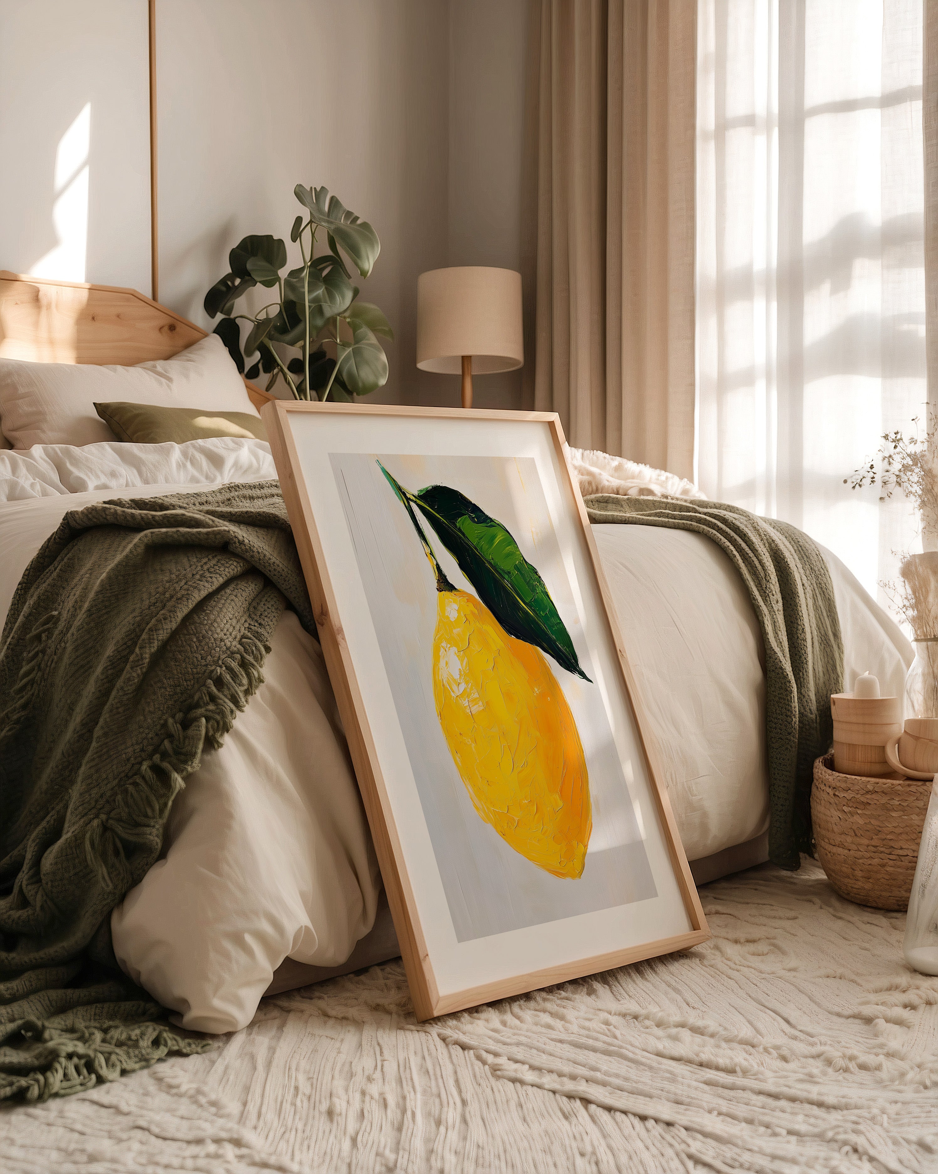 Zitrone Malerei Struktur