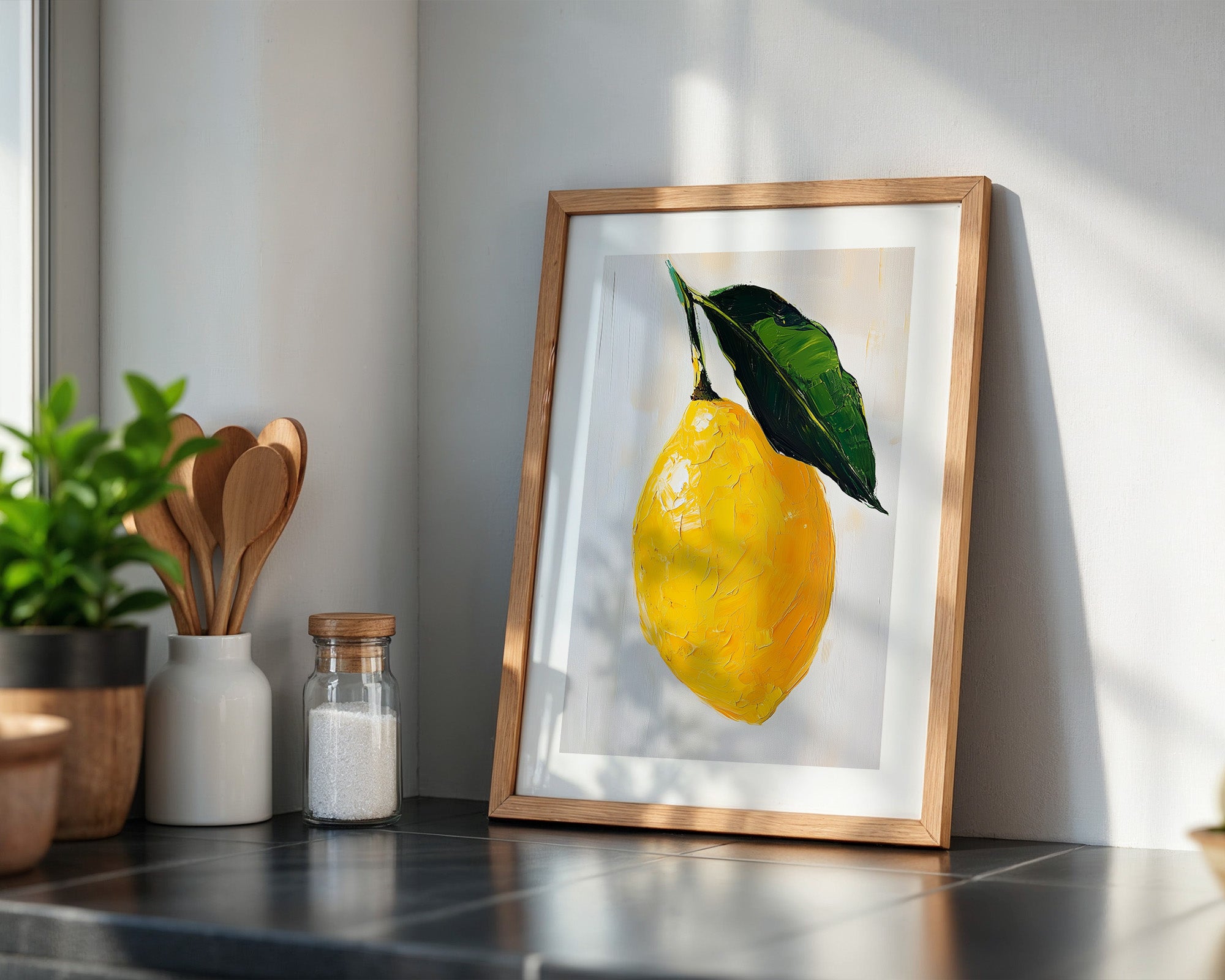 Zitrone Malerei Struktur