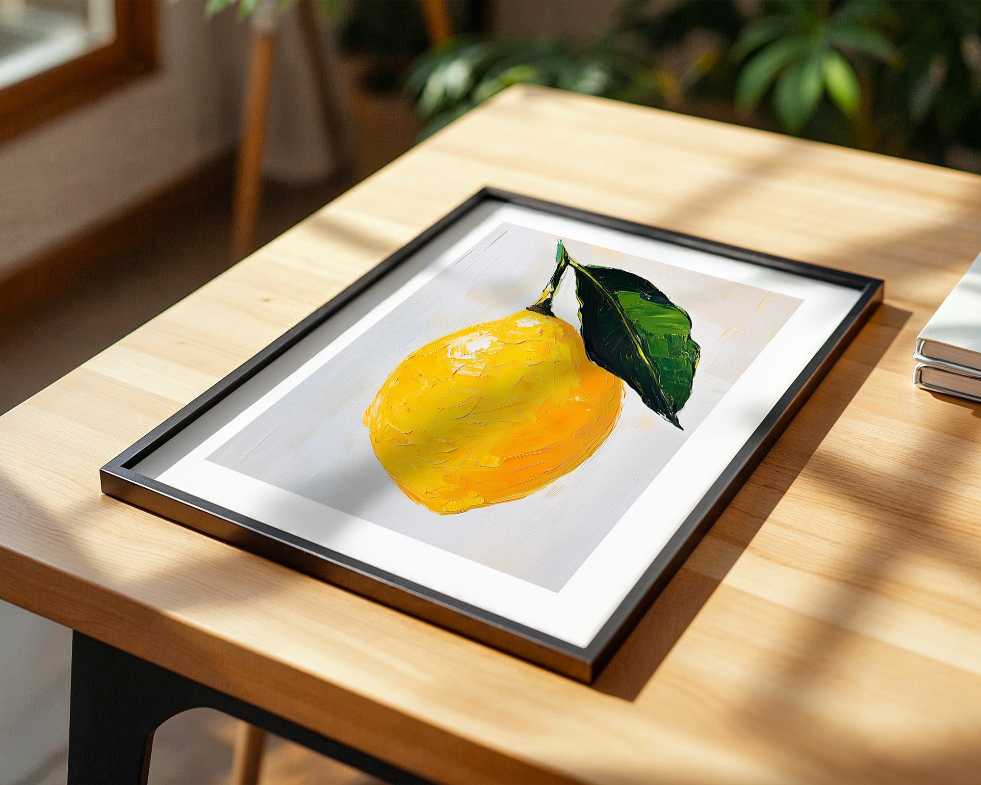 Zitrone Malerei Struktur