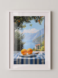 Orangen See Blick Kulisse